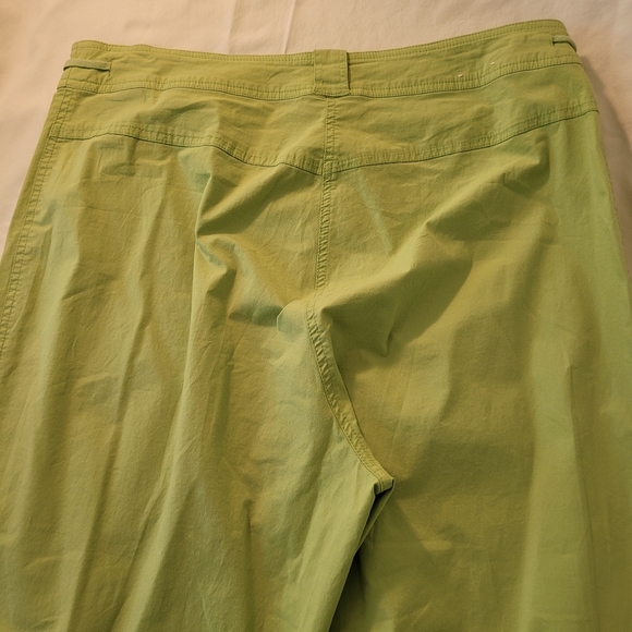 Cotton Ginny Vintage 2 Piece Retro Lime Green Zip Vest (S) and Ankle Pants (14) - Picture 11 of 13
